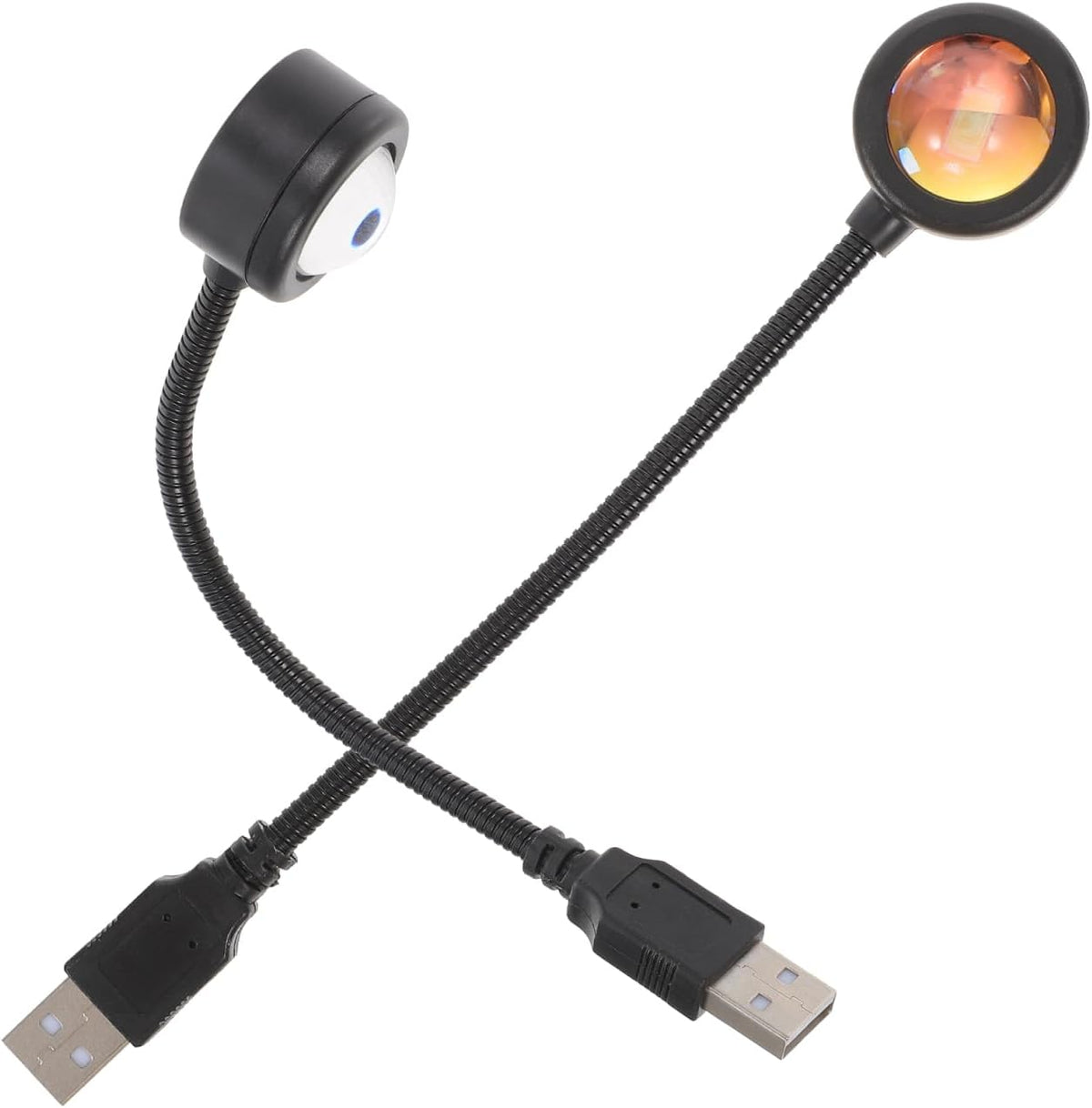 CHILDWEET 2 Pack Sunset Projection Lamp USB Powered Night Light Sunset Lamp Clip Bedroom Decoration Living Room Decor Room Decor Aesthetic Home Party Lighting