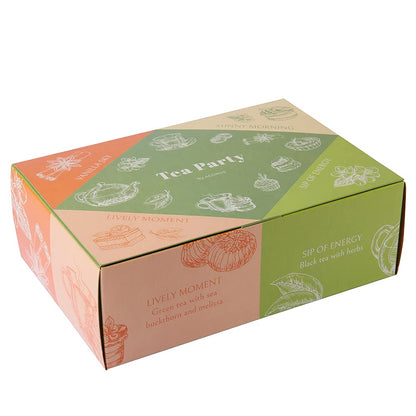 ACORUS Rituals Tea Set - Natural Fruit and Herbal Variety Pack, Tea Gift Set of 6 Different Teas, Sampler of 60 Bags Individually Wrapped