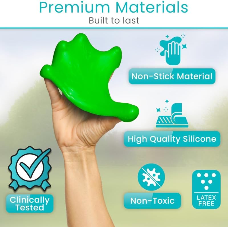 Vive Therapy Putty for Adults, for Hand (2 Pack) - Occupational Sensory Stress Relief Tools - for Physical Exercise, Finger Pain, Grip Strength, Rehab, Arthritis, Forearms, Fidgeting, Motor Skills