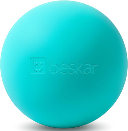 Massage Lacrosse Balls for Myofascial Release, Trigger Point Therapy and Yoga Therapy, Foot Massage Ball to Relieve Plantar Fasciitis Black