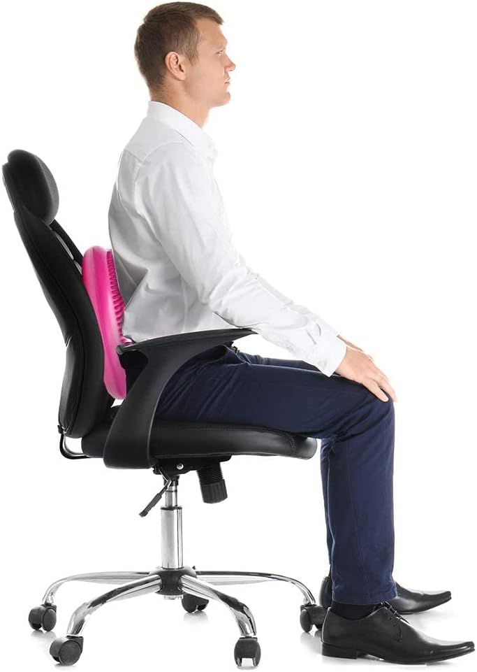 WIWAPLE Wiggle Seat, Inflatable Stability Balance Disc Wobble Cushion, Balance Disc Wiggle Seat, Flexible Seating Classroom with Free Air Pump Sensory Kids (Office & Home & School)