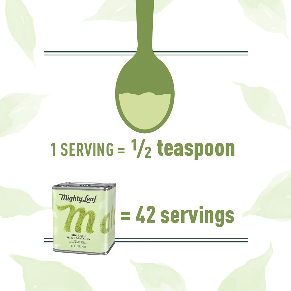 Mighty Leaf Tea Organic Matcha Green Tea, 12 Tea Bags