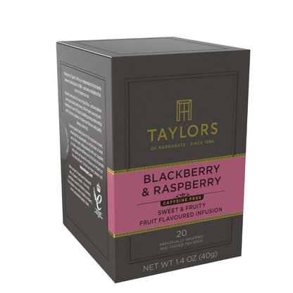 Taylors of Harrogate Blackberry & Raspberry Tea Bags, 20ct (Pack of 1)