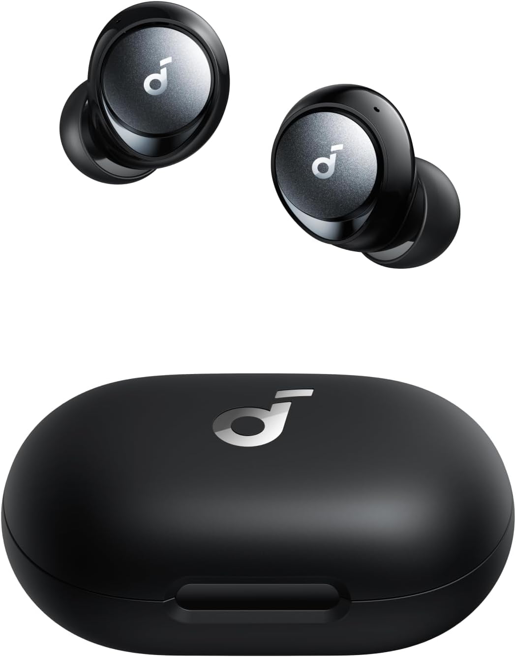 Soundcore by Anker Space A40 Auto-Adjustable Active Noise Cancelling Wireless Earbuds, Reduce Noise by Up to 98%, 50H Playtime, Comfortable Fit, App Customization, Wireless Charge (White)