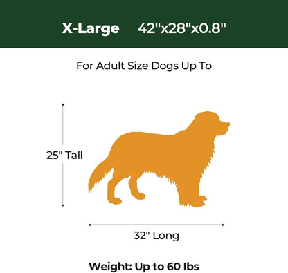 BALANCE Dog Crate Pad, Dog Foam Crate Mat Kennel Pad, Washable Water-Resistant Pet Bed Flat Dogs Cage Mat for Large Dogs