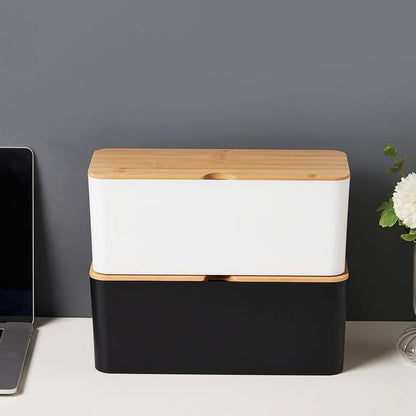 Cable Management Box Wire Organizer for Power Strip Hiding