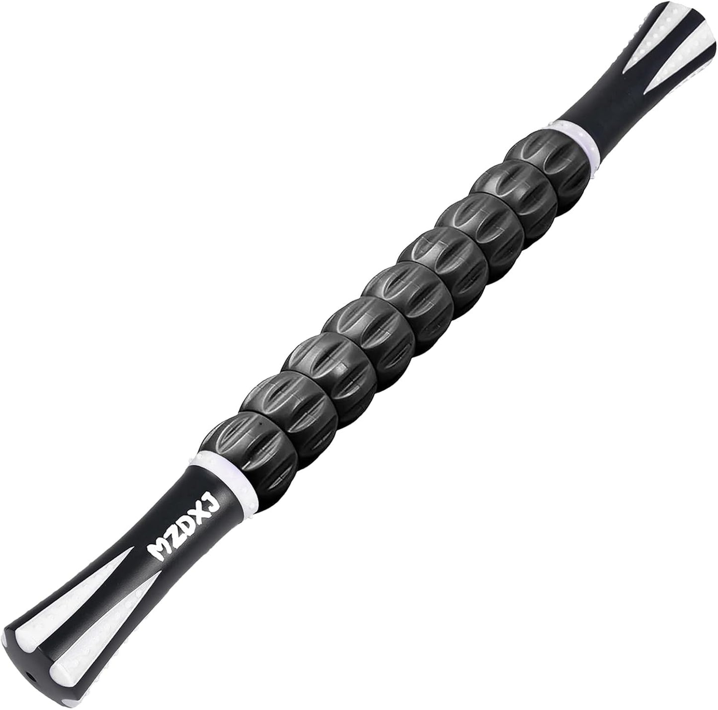 Muscle Roller Massage Roller Stick- Deep Tissue Fascia Blaster for Myofascial Pain Relief, Lymphatic Drainage & Body Sculpting, Handheld Physical Therapy & Recovery Tool (Pink black-18 inch)
