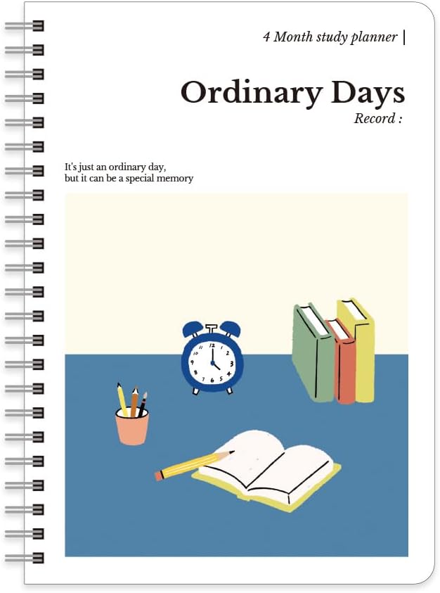 Monolike Basic B5 Monthly + Weekly Planner pad, A SET - Academic Planner, Weekly & Monthly Planner, To-do list, Note pad, Scheduler