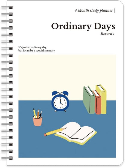 Monolike Basic B5 Monthly + Weekly Planner pad, A SET - Academic Planner, Weekly & Monthly Planner, To-do list, Note pad, Scheduler