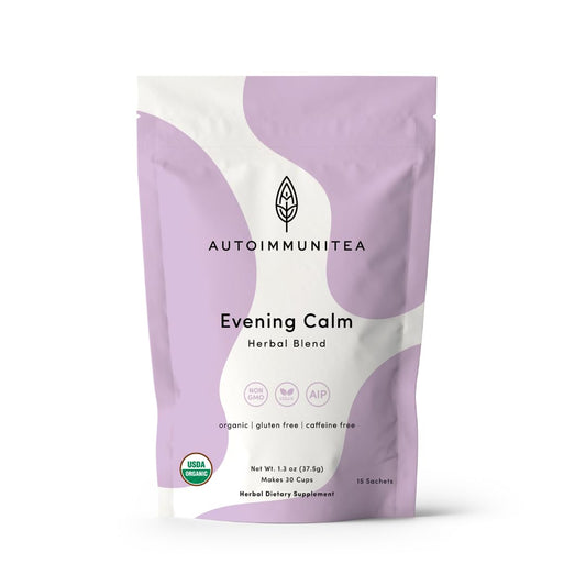 Organic Lavender Tea Loose Leaf Tea Bags – Sleep Tea, Passion Flower Tea, Calming Tea, Nighttime Tea, Relaxing Tea, Tulsi, Stress Tea, Caffeine Free AIP Bedtime Herbal Blend