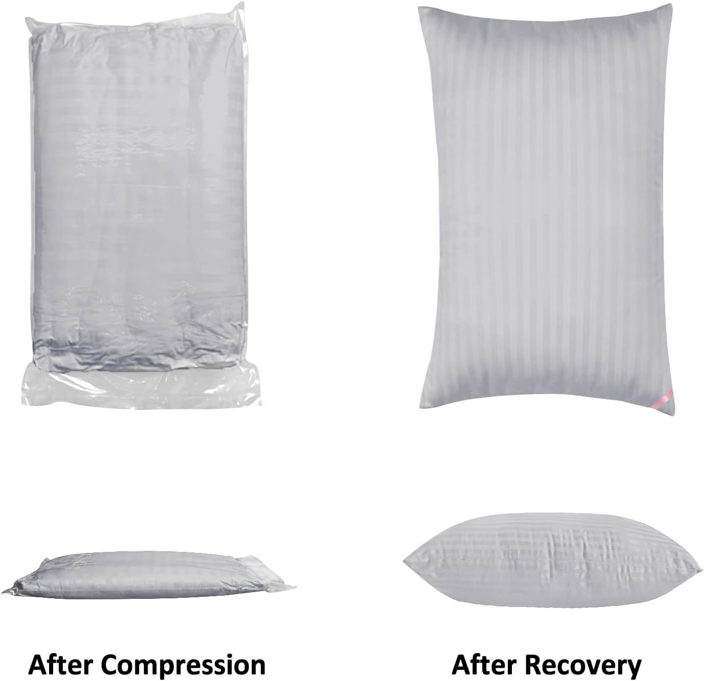 EIUE Hotel Collection Bed Pillows for Sleeping 2 Pack Queen Size，Pillows for Side and Back Sleepers,Super Soft Down Alternative Microfiber Filled Pillows,20 x 30 Inches
