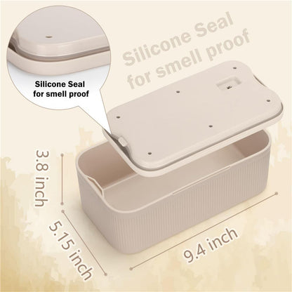 Lockable Storage Box,Medicine Lock Box Travel Case,Refrigerator Bin Container for Food,Medicines,Snacks,Locking Mobile Cell Phone Device Jail,Lockbox for Office,Home,School,Father Gift (Navy Small)