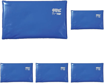 Chattanooga ColPac - Reusable Gel Ice Pack - Black Polyurethane - Standard - 10 in x 13.5 in - Cold Therapy - Knee, Arm, Elbow, Shoulder, Back - Aches, Swelling, Bruises, Sprains, Inflammation