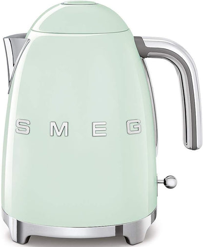 SMEG KLF03 Electric Kettle 1.7L (7 Cup), Retro Hot Water Boiler for Tea & Coffee, Fast Boiling, Auto Shut-Off, Soft Open Lid, 360° Swivel Base Countertop Kettle – Matte Champagne