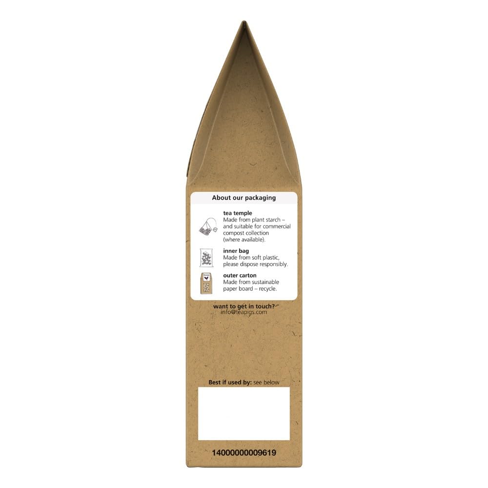 Teapigs, Tea Darjeeling Earl Grey, 15 Count