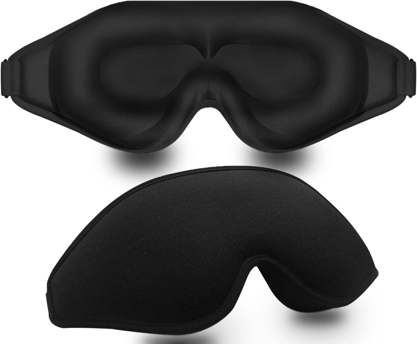 Sleep Mask, 3D Deep Contoured Eye Covers for Sleeping, 99% Block Out Light Eye Mask,Zero Pressure Cup Blindfold for Men Women, with Adjustable Strap for Sleeping, Yoga, Traveling (Pink)