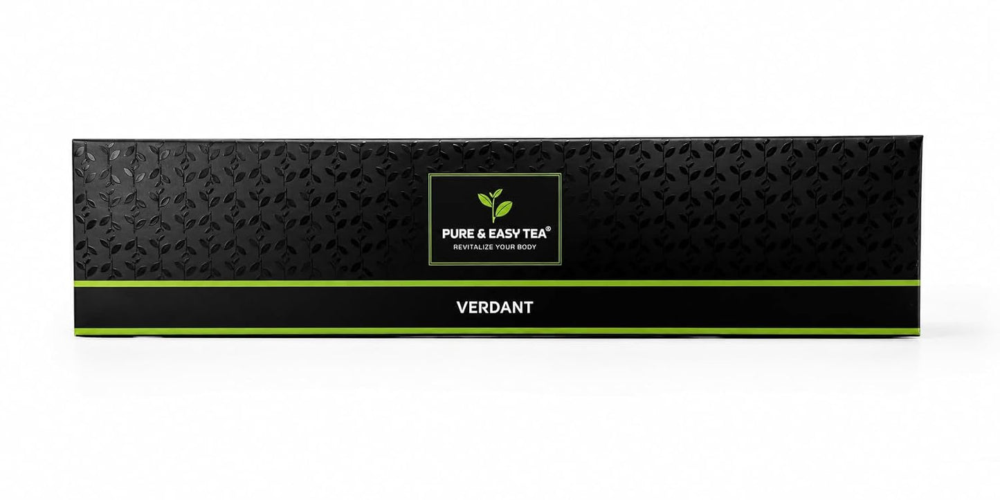 Pure And Easy Tea, Serenity Herbal Tea Flight Sampler, 15-Count Whole-Leaf Caffeine-Free Variety, Designed to Restore Calm & Balance, BPA-Free Plant-Based Tea Bags, Premium Wellness Gift Box (49.5g)