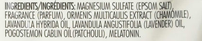 Dr Teal's Epsom Salt Magnesium Soak, Sleep Blend with Melatonin, Lavender & Chamomile Essential Oils, 3 lbs