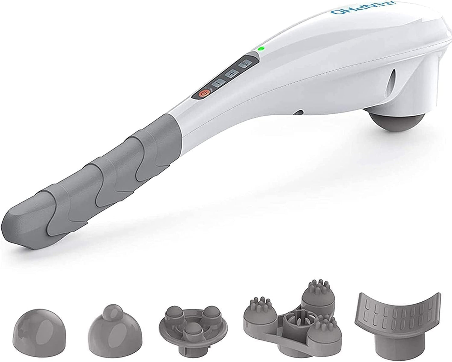 RENPHO Extend Massage Gun, Electric Handheld Massage Gun Deep Tissue, Portable Mini Massage Guns Type-C Charging, Percussion Massager for Neck and Back, Gifts for Women/Men
