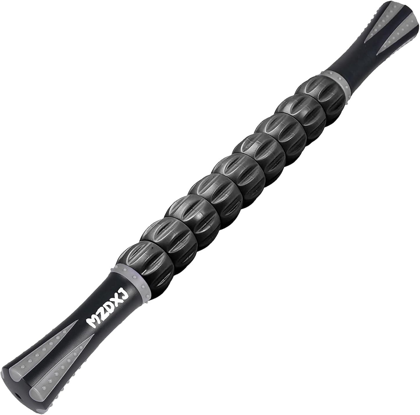 Muscle Roller Massage Roller Stick- Deep Tissue Fascia Blaster for Myofascial Pain Relief, Lymphatic Drainage & Body Sculpting, Handheld Physical Therapy & Recovery Tool (Pink black-18 inch)