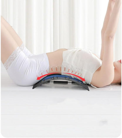 Lumbar Soothing Device, Lumbar Stretching Massager, Yoga Spine Correction, Hump Back Exercise and Stretching Equipment