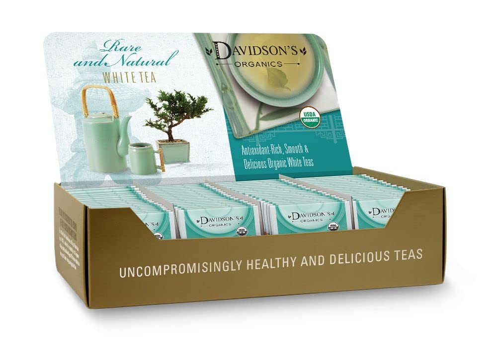 Davidson's Organics, White Peach, 100-count Individually Wrapped Tea Bags