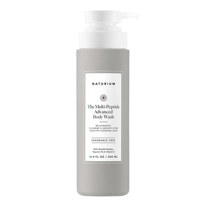 Naturium The Smoother Glycolic Acid Exfoliating Body Wash, Soft & Smoothing Cleanser, 16.9 oz