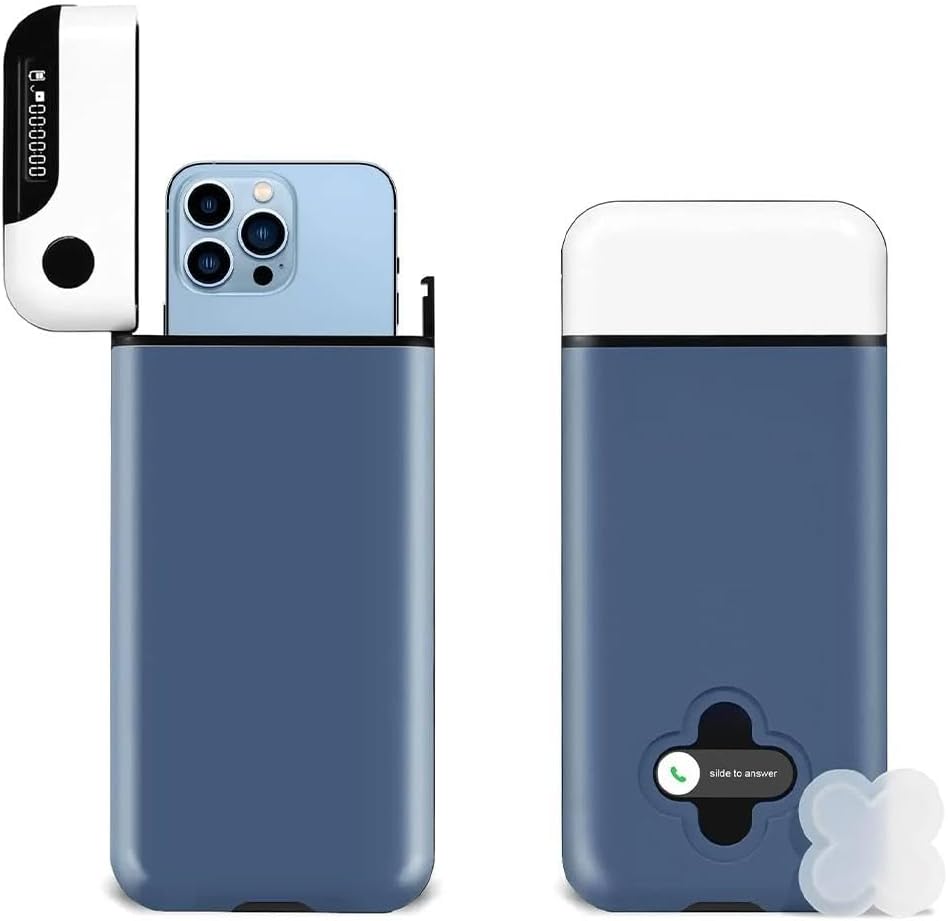 Phone Lock Box with Timer, Portable Cell Phone Lock Box, Time Lock Box for Phone and Android Phone, Help Kids,Students, Adults Focus Back,Prevent Excessive Games, Mobile Phone Addiction