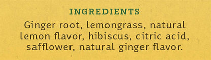 Stash Tea Lemon Ginger Vitality Herbal Tea - Naturally Caffeine Free, Non-GMO Project Verified Premium Tea with No Artificial Ingredients, 20 Count (Pack of 6) - 120 Bags Total