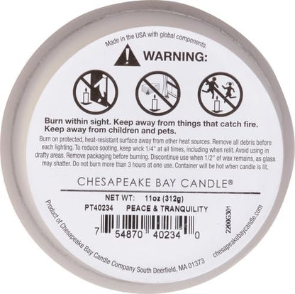 Chesapeake Bay Candle Scented Candle Serenity + Calm (Lavender Thyme) Coffee Table Home Décor