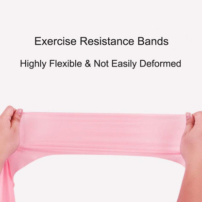 Resistance Bands for Home Workout,Long Exercise Band for Physical Therapy | Non-Latex 59inch Elastic Fitness Bands for Yoga,Pilates,Gym,Travel, Home Exercise Equipment for Women,Men,Pregnant,Seniors