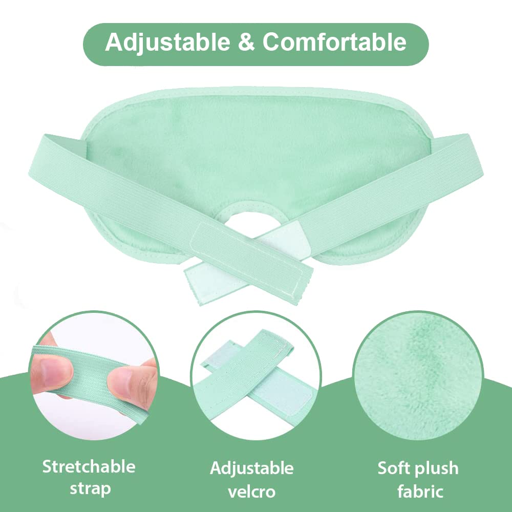NEWGO Cooling Eye Mask for Puffy Eyes, Cold Eye Mask Eye Ice Pack for After Eyes Surgery, Tension Stress Relief, Itchy Eyes, Headaches, Dark Circles - Blue
