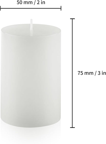 Housecret 24 Pack Warm White Unscented Clear Glass Filled Votive Candles. Hand Poured Wax Candle Ideal Gifts for Aromatherapy Spa Weddings Birthdays Holidays Party