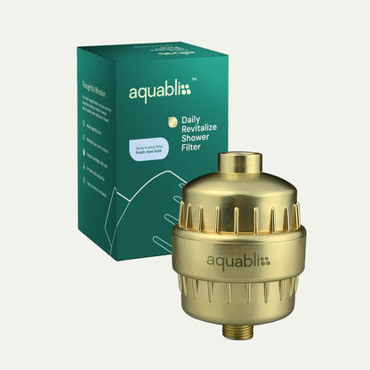Aquabliss High Output Revitalizing Shower Filter - Reduces Dry Itchy Skin, Dandruff, Eczema, and Dramatically Improves The Condition of Your Skin, Hair and Nails - Chrome (SF100)