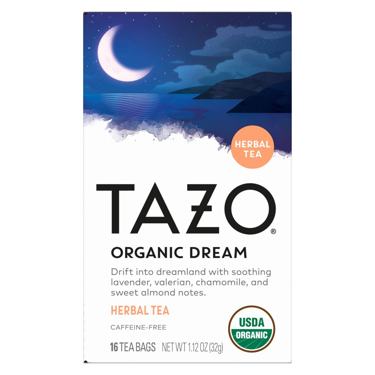 TAZO Organic Herbal Tea Variety Pack for Relaxation, Wellness and Daily Tea Enjoyment, Calm Chamomile, Dream, Refresh Mint, Wild Sweet Orange and Passion Herbal Tea (Variety Pack)