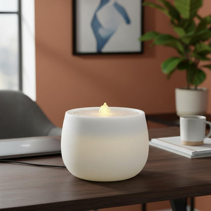 Tabletop Water Fountain - Desktop Waterfall Fountain Indoor Tabletop Humidifiers Home Decoration for Office, Living Room, or Bedroom