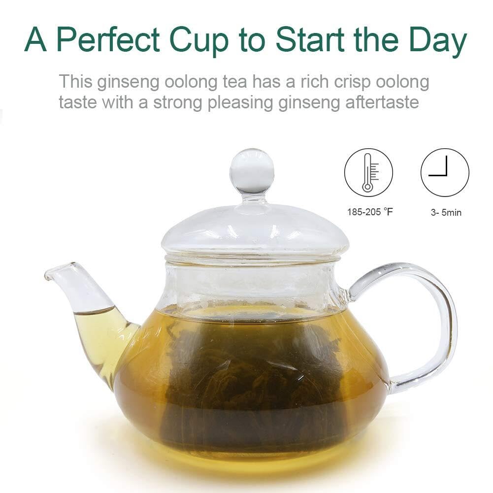 FullChea - Ginseng Oolong Tea, Oolong Tea Loose Leaf 4oz / 113g