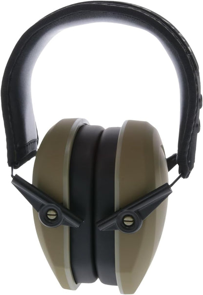 Walker's Razor Slim Passive Earmuffs Ultra Low Profile 27dB NRR Light Weight
