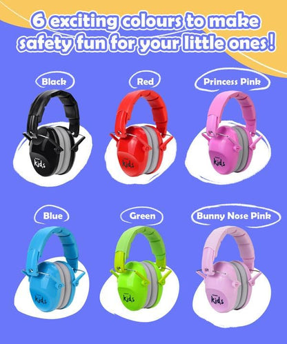 PROHEAR 032 Kids Ear Protection – Ear Muffs for Noise Reduction, 25NRR Noise Cancelling Headphones for Kids,Toddlers, Autism, Sensory Use, Hearing Protection – Orange