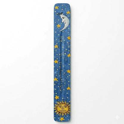 Hosley Wood Incense Holder Sun 10 Inches Ideal Gift for Wedding, Aromatherapy, Zen, Spa, Reiki, Meditation