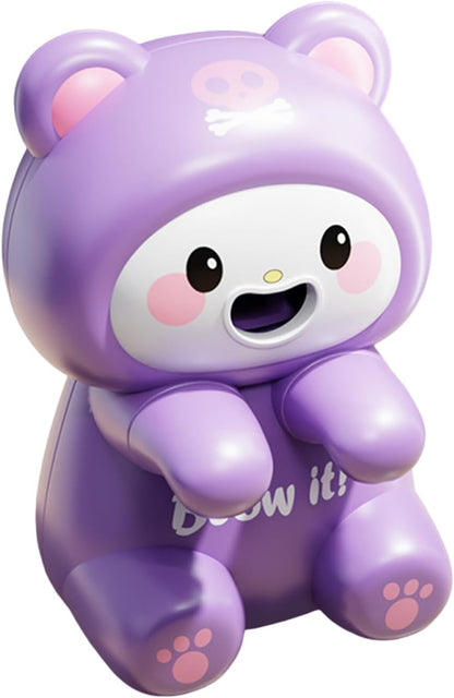 Clip-On Food Table Fan for Noodle Coffee Tea (Purple)