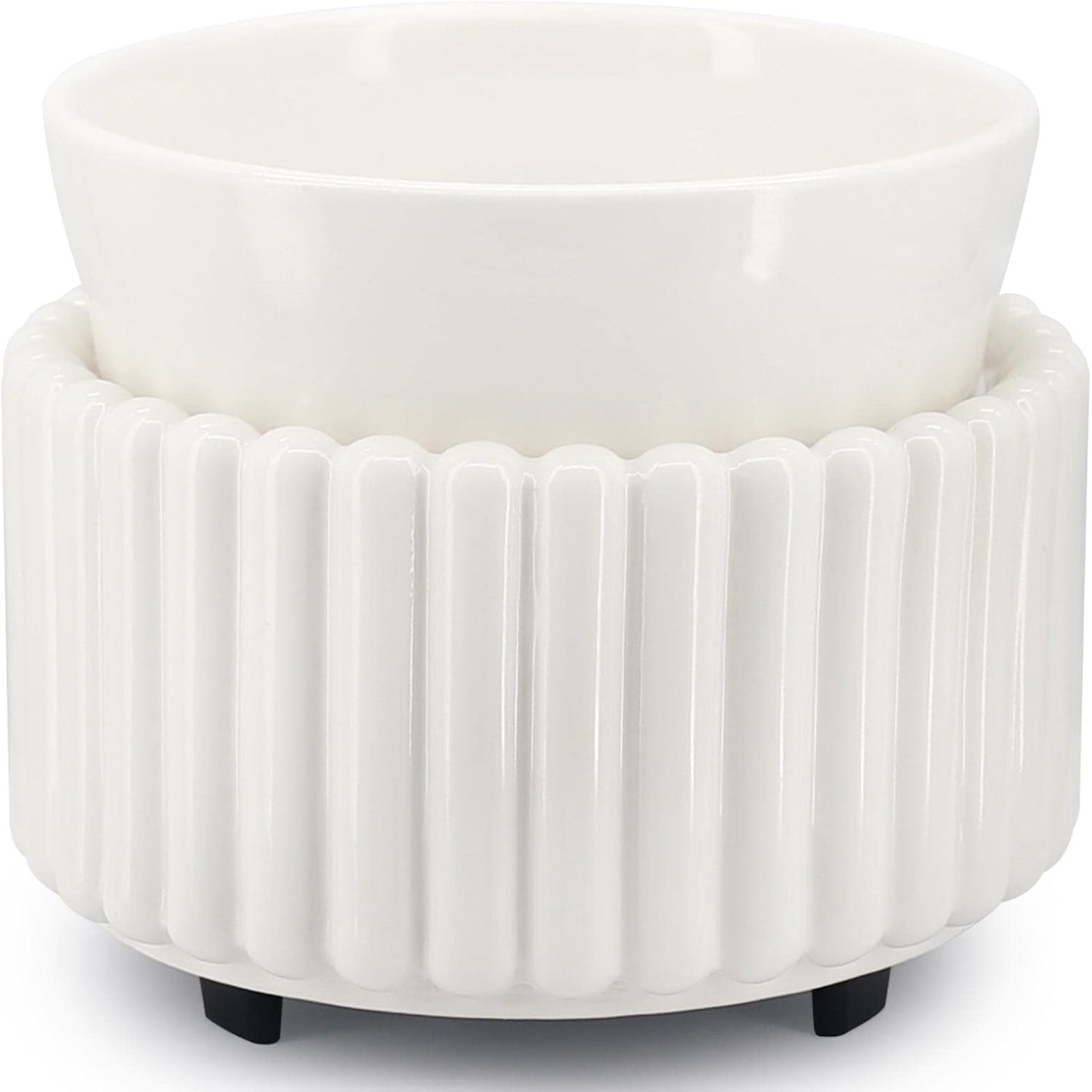 VICTORIA AROMA Ceramic Wax Melt Warmer 3-in-1 Candle Wax Warmer for Scented Wax Melter Electric Fragrance Wax Burner for Home Office Bedroom Gift & Decor…