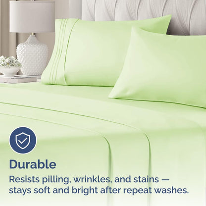 Standard Pillow Cases Set of 10 - Ultra Soft Hotel Quality Pillowcase Covers - Comfy, Cozy & Wrinkle Free - Shrink, Stain and Fade Resistant - Machine Washable Pillow Protectors - 10 Pcs Set - White - Colors A