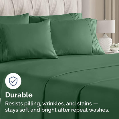 Standard Pillow Cases Set of 10 - Ultra Soft Hotel Quality Pillowcase Covers - Comfy, Cozy & Wrinkle Free - Shrink, Stain and Fade Resistant - Machine Washable Pillow Protectors - 10 Pcs Set - White - Colors B