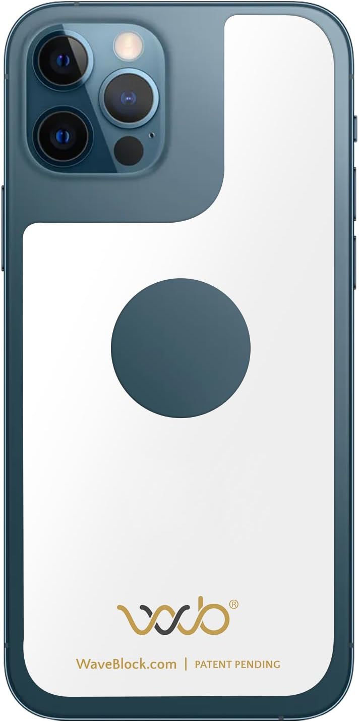 WAVEBLOCK EMF Blocker Sticker for iPhone 15 White