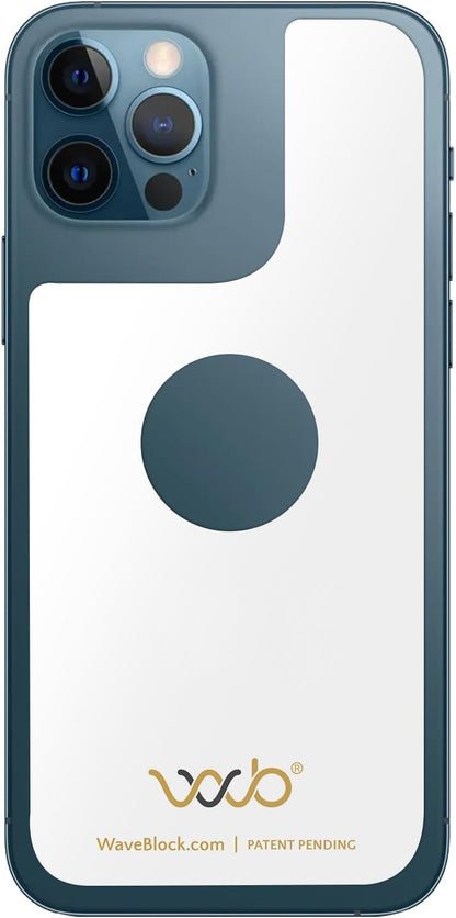 WAVEBLOCK EMF Blocker Sticker for iPhone 15 White