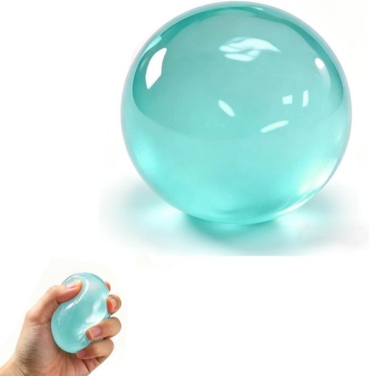 Coconut Oil Squishy, 2026 New Coconut Oil Stress Ball, Handmade Slow Rising Fidget Squeeze Toy for Stress Relief, Squeeze the Stress Away (Blue)