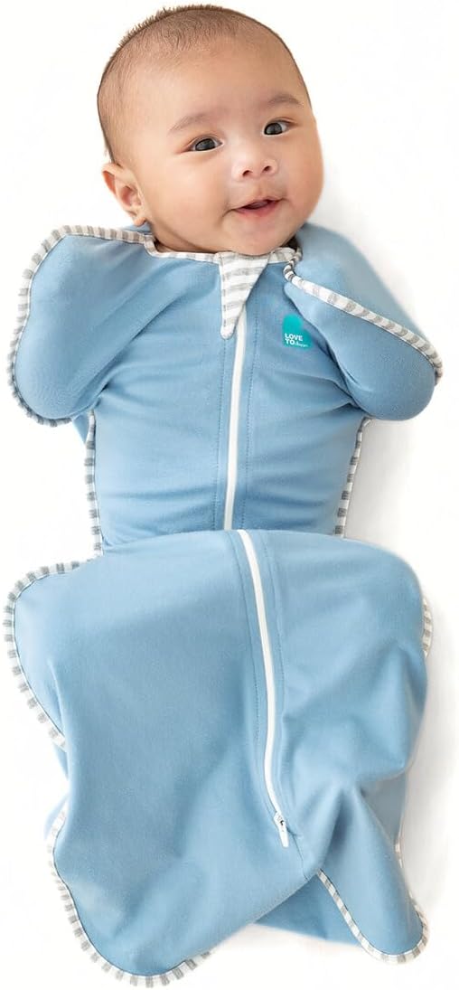 Love to Dream Swaddle UP, Baby Sleep Sack, Self-Soothing Swaddles for Newborns, Get Longer Sleep, Secure Fit Helps Calm Startle Reflex, New Born Essentials for Baby, 1.0 TOG, 13-19 lbs, Deep Olive