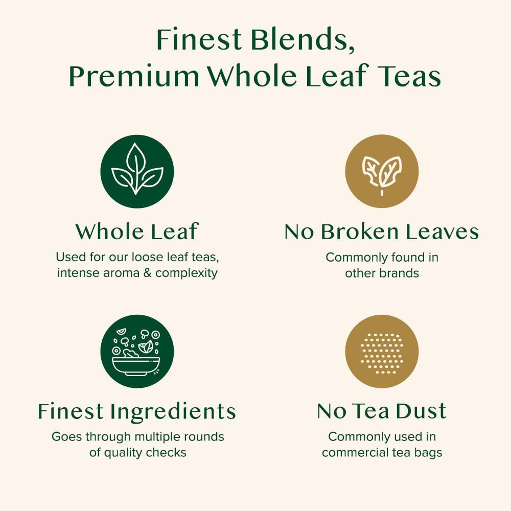 VAHDAM High Mountain Oolong Teabags(100 Count)High Grown, In Pyramid Teabag