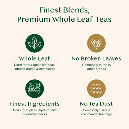 VAHDAM High Mountain Oolong Teabags(100 Count)High Grown, In Pyramid Teabag